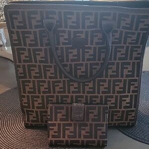 Fendi Monogram Tote and Wallet Set LOWEST FINAL PRICE